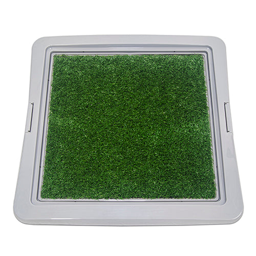 Training Pad Holder with Synthetic Grass Animal Accessories Bainbridge Pty Ltd Default Title
