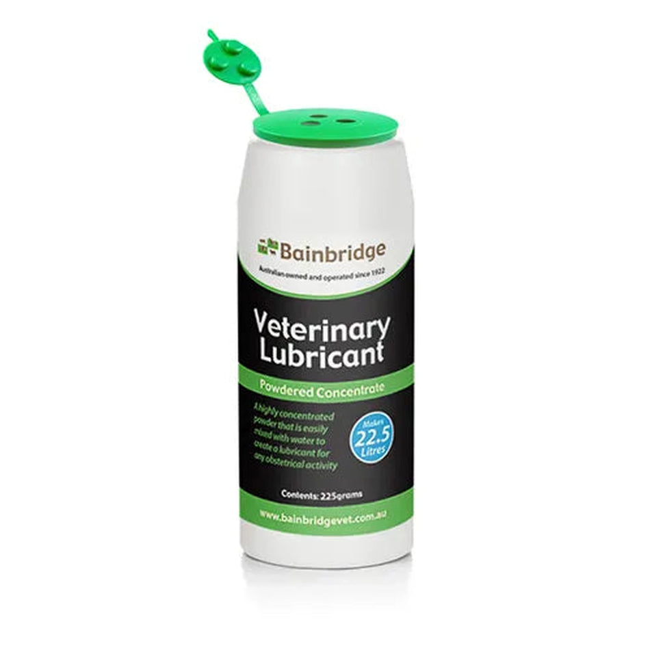 Veterinary Lubricant Powdered Concentrate Animal Health Bainbridge Pty Ltd 225g