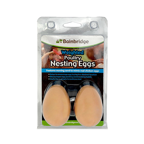 Nesting Eggs Weighted Animal Accessories Bainbridge Pty Ltd 2 Pack
