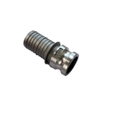 11623 - Fittings - Aluminium Camlock Type "E" Male x Hosebarb Male - 40mm - Austral Ag