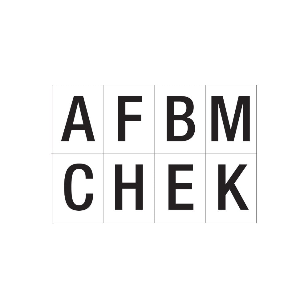 17915 - Animal Accessories - Arena Marker Letter Set "AFBMCHEK" - 8 - Austral Ag