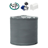 9,000L Rainwater Tank + Pump + Pump Cover + Connection Kit