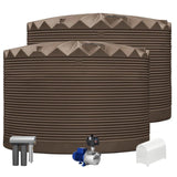 2 x 27,000L Rainwater Tanks + Pump + Pump Cover + Triple Filter