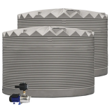 2 x 27,000L Rainwater Tanks + Pump Rivergum (Wilderness™) RapidPlas Product from Austral Ag