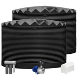 2 x 27,000L Rainwater Tanks + Pump + Pump Cover + Triple Filter