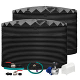 2 x 27,000L Rainwater Tanks + Pump + Pump Cover + Joiner Kit + Connection Kit