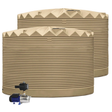 2 x 27,000L Rainwater Tanks + Pump Mist Green (Pale Eucalypt™) RapidPlas Product from Austral Ag
