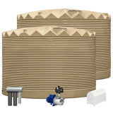 2 x 27,000L Rainwater Tanks + Pump + Pump Cover + Triple Filter