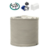 9,000L Rainwater Tank + Pump + Pump Cover + Connection Kit