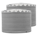 2 x 22,500L Rainwater Tanks + Pump + Pump Cover + Dial Gauge