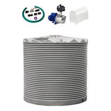 9,000L Rainwater Tank + Pump + Pump Cover + Connection Kit