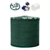 9,000L Rainwater Tank + Pump + Pump Cover + Connection Kit