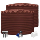 2 x 27,000L Rainwater Tanks + Pump + Pump Cover + Triple Filter
