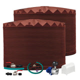 2 x 22,500L Rainwater Tanks + Pump + Pump Cover + Joiner Kit + Connection Kit