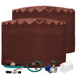 2 x 27,000L Rainwater Tanks + Pump + Pump Cover + Joiner Kit + Connection Kit