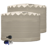 2 x 27,000L Rainwater Tanks + Pump Evening Haze (SummerShade™) RapidPlas Product from Austral Ag