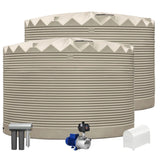 2 x 27,000L Rainwater Tanks + Pump + Pump Cover + Triple Filter