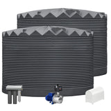2 x 27,000L Rainwater Tanks + Pump + Pump Cover + Triple Filter
