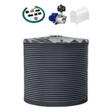 9,000L Rainwater Tank + Pump + Pump Cover + Connection Kit