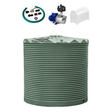 9,000L Rainwater Tank + Pump + Pump Cover + Connection Kit