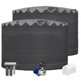2 x 27,000L Rainwater Tanks + Pump + Pump Cover + Triple Filter
