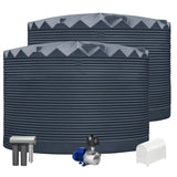 2 x 27,000L Rainwater Tanks + Pump + Pump Cover + Triple Filter