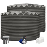 2 x 27,000L Rainwater Tanks + Pump + Pump Cover + Triple Filter