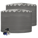 2 x 27,000L Rainwater Tanks + Pump  RapidPlas Product from Austral Ag