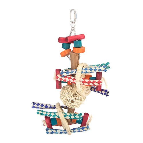 Bird Toy Destructive - Fiesta Fun - Animal Accessories - Austral Ag