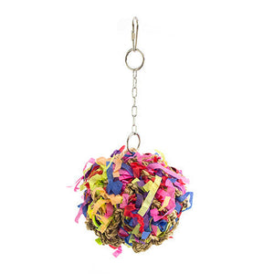 14728 - Animal Accessories - Bird Toy Destructive Shredz Ball - Small - Austral Ag