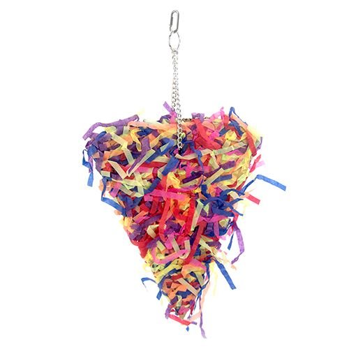 14731 - Animal Accessories - Bird Toy Destructive - Shredz Pizza - Austral Ag