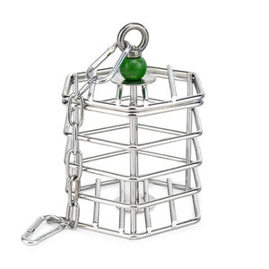 14718 - Animal Accessories - Bird Toy Foraging Baffle Cage - 10cm - Austral Ag