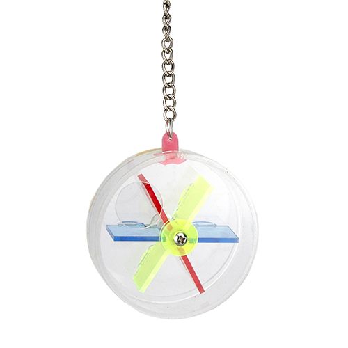 14814 - Animal Accessories - Bird Toy - Foraging Hanging Wheel 10cm - Austral Ag