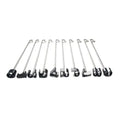 12723 - Livestock - Branding Iron - Stainless Steel - 0 to 9 Set (10 Brands Total) - Austral Ag