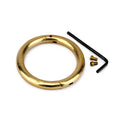 13127 - Animal Accessories - Bull Ring Brass - Medium - Austral Ag