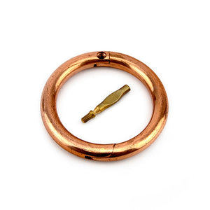 13121 - Animal Accessories - Bull Ring Copper - 2 3/4" - Austral Ag