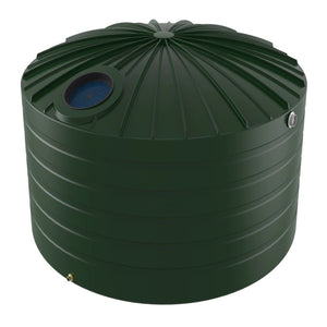 18751 - Tanks - Bushmans 10000L Domed Squat Water Tank - Heritage Green - Austral Ag