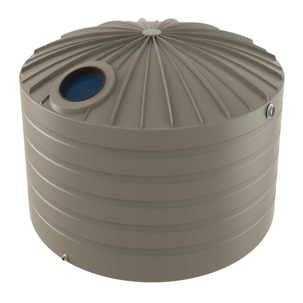 18749 - Tanks - Bushmans 10000L Domed Squat Water Tank - Birch Grey - Austral Ag