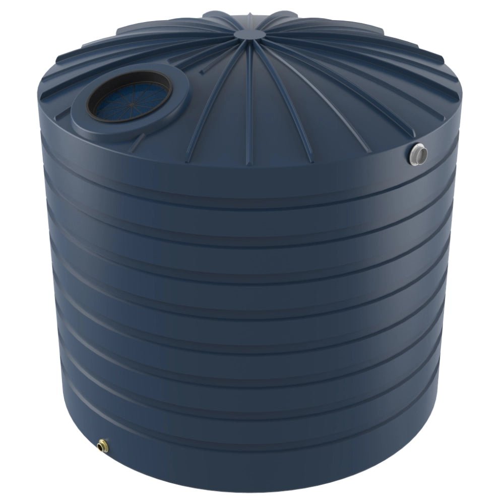 18772 - Tanks - Bushmans 10000L Domed Tall Water Tank - Stormedge Blue - Austral Ag
