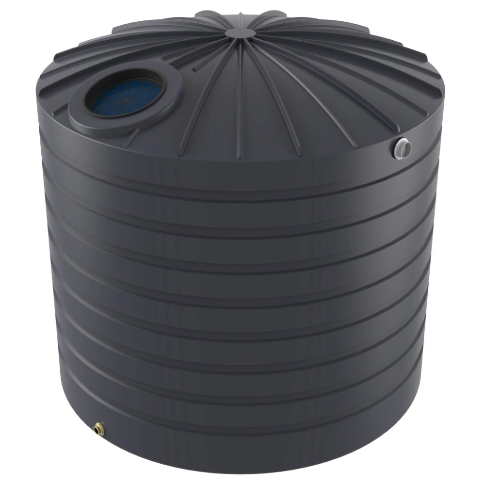 18770 - Tanks - Bushmans 10000L Domed Tall Water Tank - Slate Grey - Austral Ag