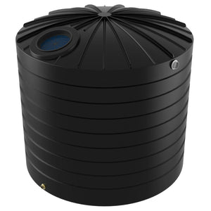 18763 - Tanks - Bushmans 10000L Domed Tall Water Tank - Black - Austral Ag