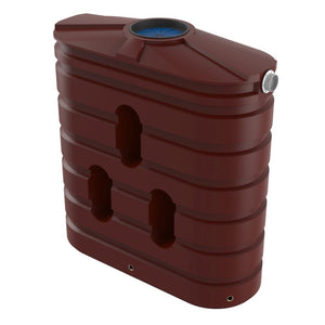 18661 - Tanks - Bushmans 1000L Slimline Water Tank - Heritage Red - Austral Ag