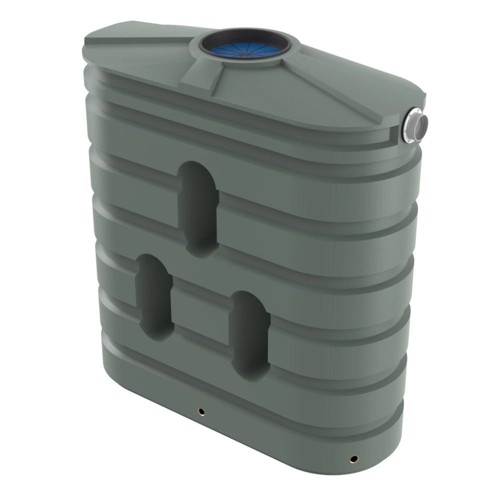 18663 - Tanks - Bushmans 1000L Slimline Water Tank - Mist Green - Austral Ag
