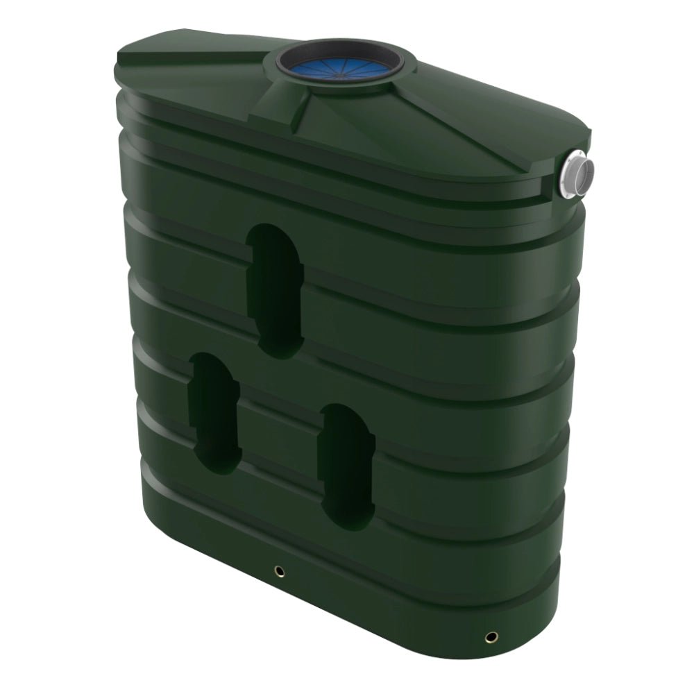 18660 - Tanks - Bushmans 1000L Slimline Water Tank - Heritage Green - Austral Ag