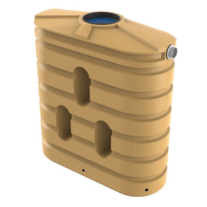 18669 - Tanks - Bushmans 1000L Slimline Water Tank - Wheat - Austral Ag