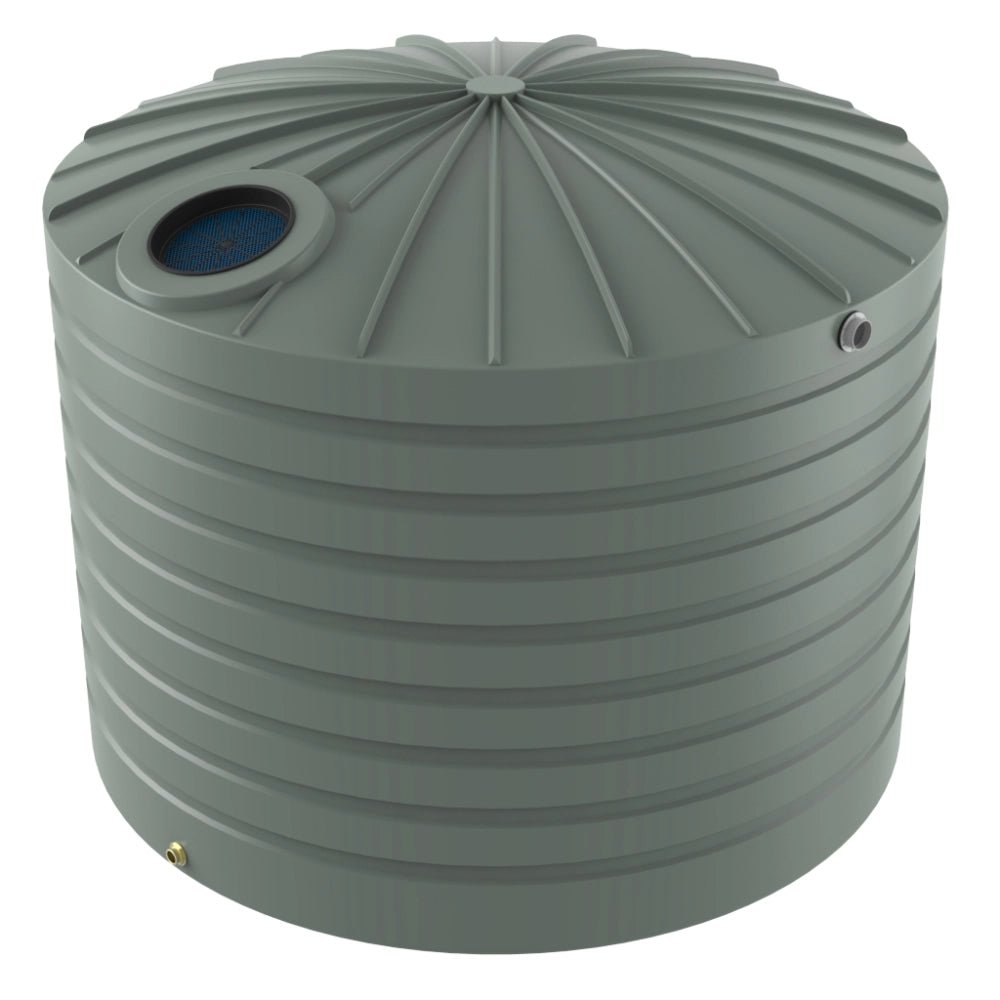 18780 - Tanks - Bushmans 15000L Domed Round Water Tank - Mist Green - Austral Ag