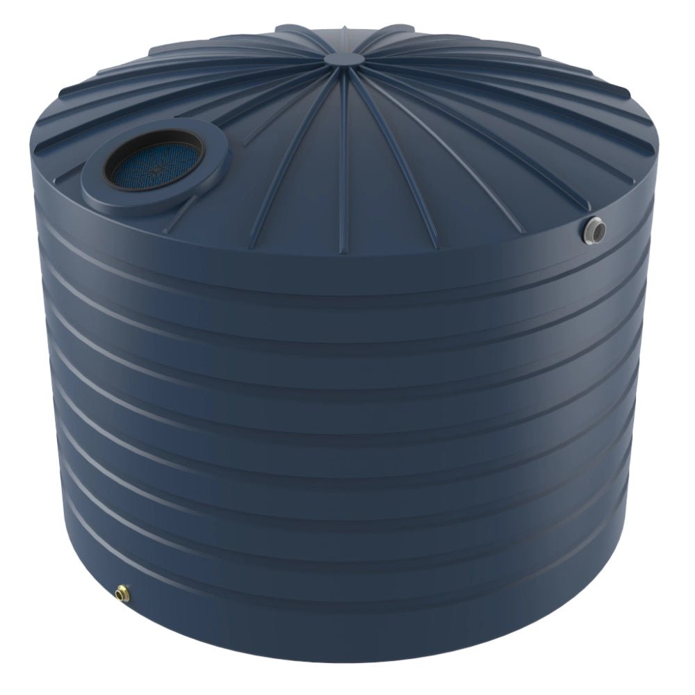 18785 - Tanks - Bushmans 15000L Domed Round Water Tank - Stormedge Blue - Austral Ag