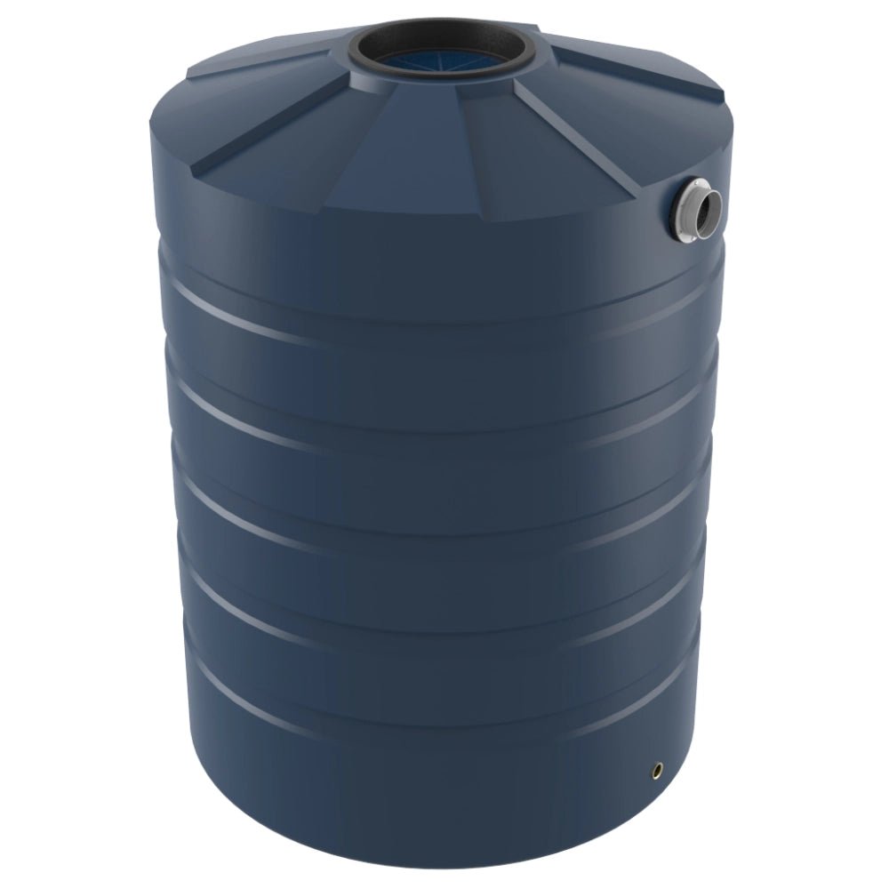 18720 - Tanks - Bushmans 1500L Round Water Tank - Stormedge Blue - Austral Ag