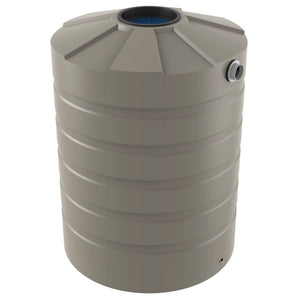 18710 - Tanks - Bushmans 1500L Round Water Tank - Birch Grey - Austral Ag