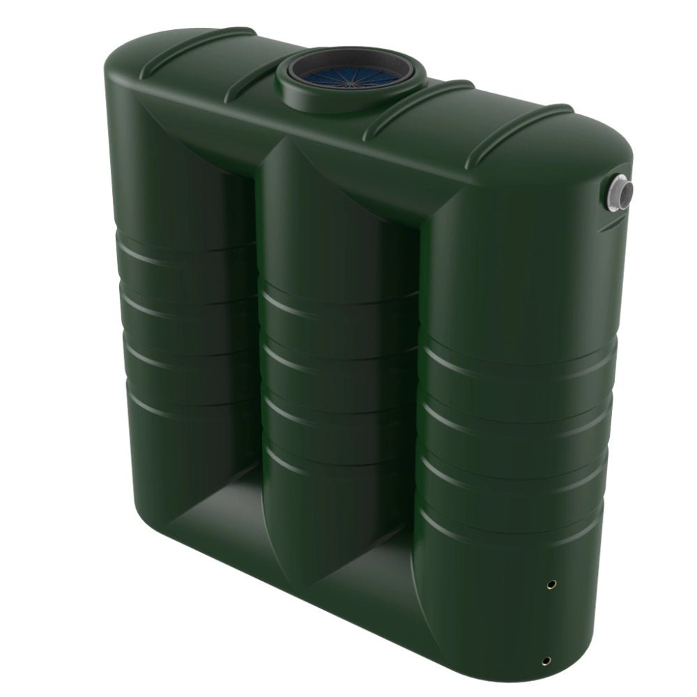 18673 - Tanks - Bushmans 2000L Slimline Water Tank - Heritage Green - Austral Ag